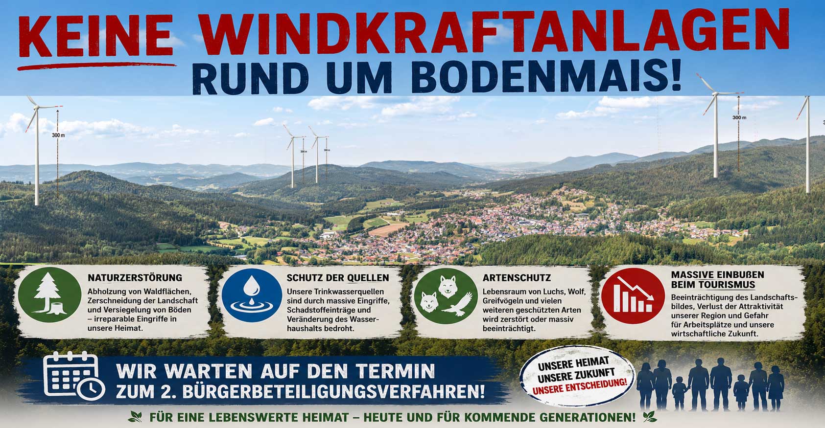 Keine Windkraftanlagen um Bodenmais